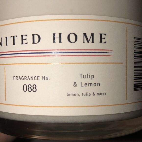 Half United Home Tulip & Lemon Fragrance Soy Wax Candle - Picture 6 of 6